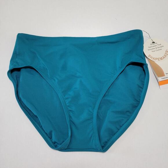 Coco Reef Contours High-Waist Bikini Bottoms Teal Cove NWT Size Small - Picture 3 of 10